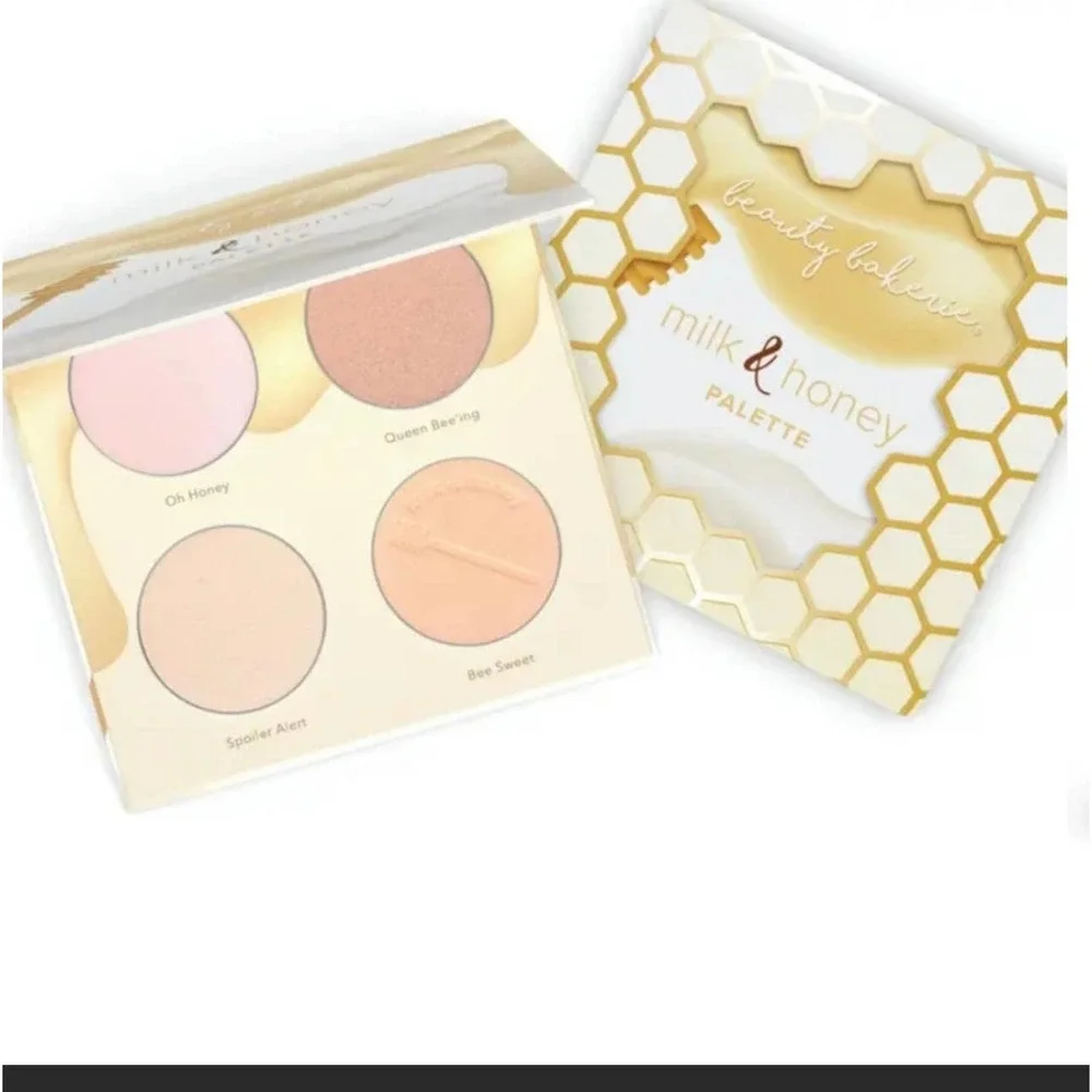 beauty bakerie milk & honey highlighter palette NEW!